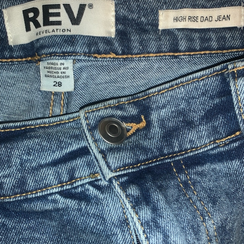 New Revelation high rise dad jeans